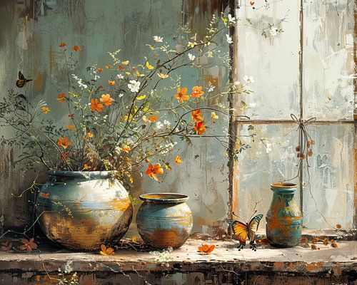 Lente Stilleven 7091 van Kunst Kriebels