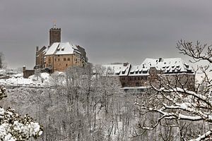 Die Wartburg im winterlichen Thüringer Wald