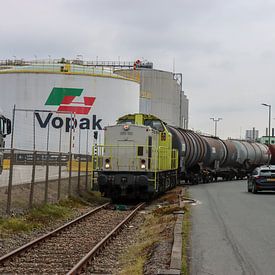 Train de marchandises Vopak Vlaardingen sur Harold de Groot