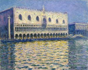 Claude Monet. Der Dogenpalast in Venedig