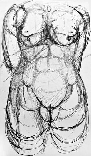 Drawing of a human figure.