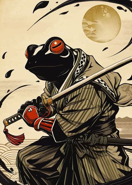 Frog Samurai by MIROKKU