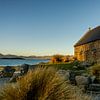 Lake Tekapo, Church of the good shepherd, Nieuw Zeeland van Jeroen van Deel