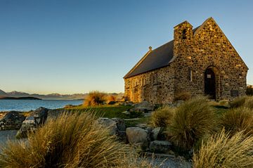Lake Tekapo, Church of the good shepherd, Nieuw Zeeland by Jeroen van Deel