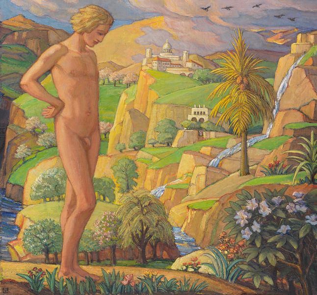 The magic island, Ludwig von Hofmann by All the Masters