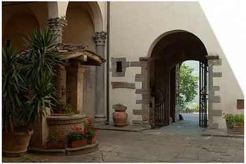 Binnenplaats van Castello del Trebbio