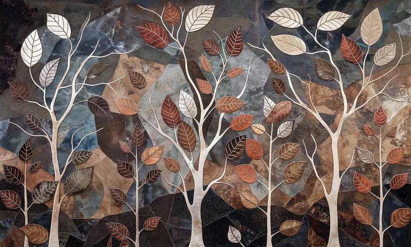 Autumn Abstract by Jacky