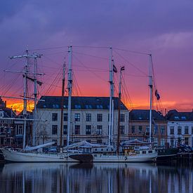 Zonsondergang van Willem  Bentink
