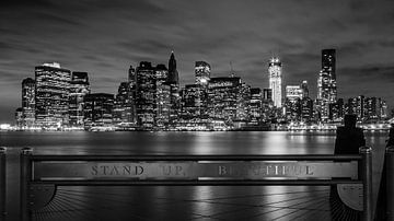 New York aus Brooklyn von Chris van Kan