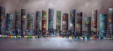 Skyline van Gena Theheartofart