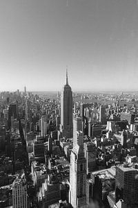 Manhattan Skyline met Empire State Building van swc07