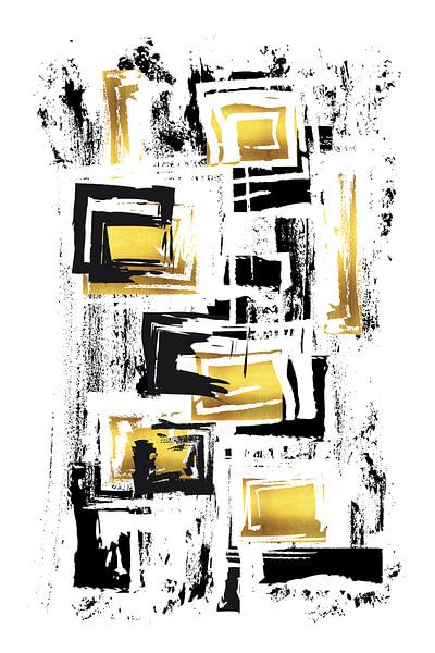 ABSTRACT ART Squaremania by Melanie Viola