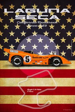 Laguna Seca McLaren, Denny Hulme by Theodor Decker