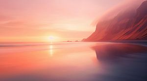 Sonnenuntergang über dem Mittelmeer
