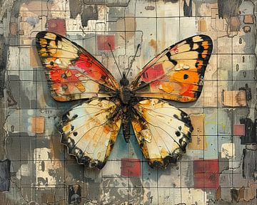 Schmetterlingsmalerei von Kunst Laune
