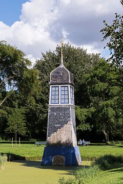 Dakruiter in het Strikledepark, Schiedam van Jan Sluijter