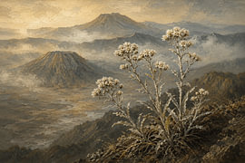 Javanese Edelweiss and Bromo I Flower I Indonesia by Vínculae