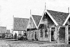 dorpsgezicht op texel