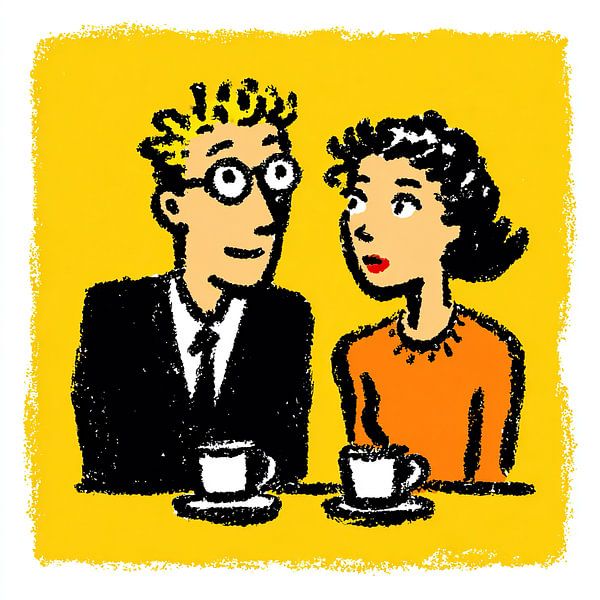 Matinée café - Rafraîchissement et mauvaises blagues par OMG Art