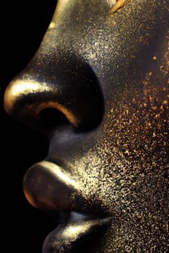 Golden Closeup van Walljar