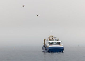 Vissersboot op de Oosterschelde van Wouter Triki Photography