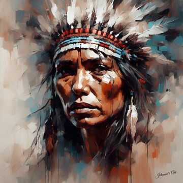 Native American Heritage 24 by Johanna's Art