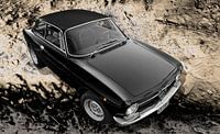 Alfa Romeo GT 1300 Junior in zwart van aRi F. Huber thumbnail