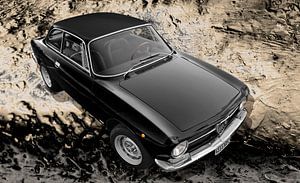 Alfa Romeo GT 1300 Junior in black von aRi F. Huber