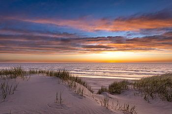 Schoorl aan Zee at the Kerf during sunset