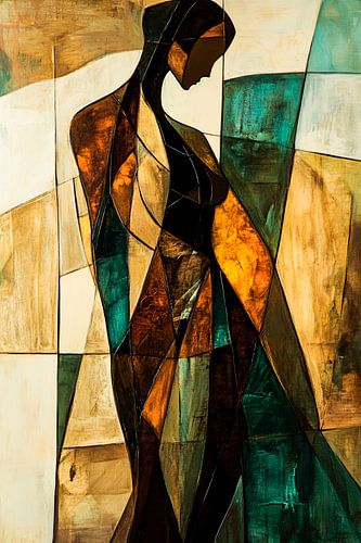 Vrouwelijke vormen in kubisme