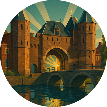 Amersfoort Poster - Vintage Art Deco Muurkunst