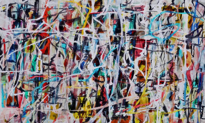 Pollock wink by Angel Estevez