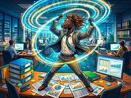 Digitales Büro – Stromstoß von ArtMomente