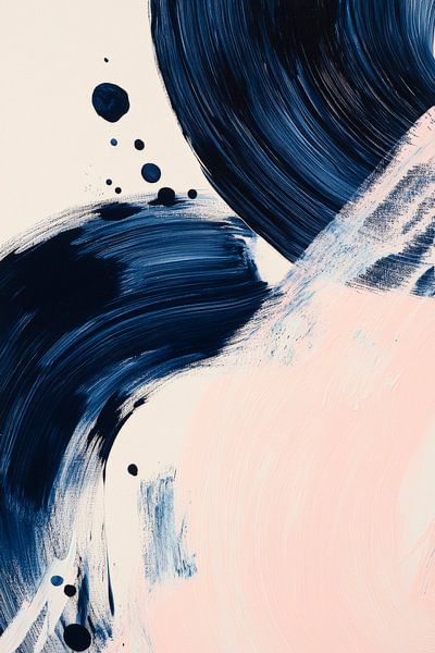 Colours of silence - abstract harmony by Poster Art Shop