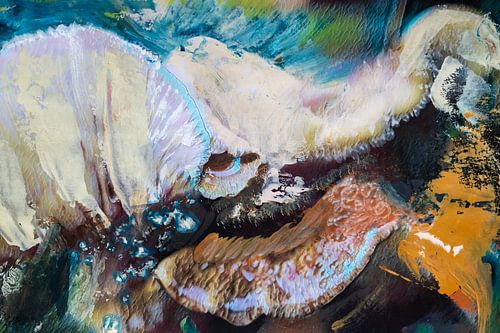 abstracte natuur uitsnede paddenstoel