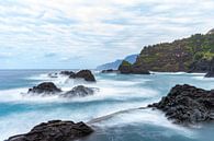 Seixal Beach on Madeira (long exposure) by lars Bosch thumbnail