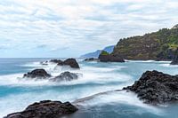 Seixal Beach op Madeira (long exposure)