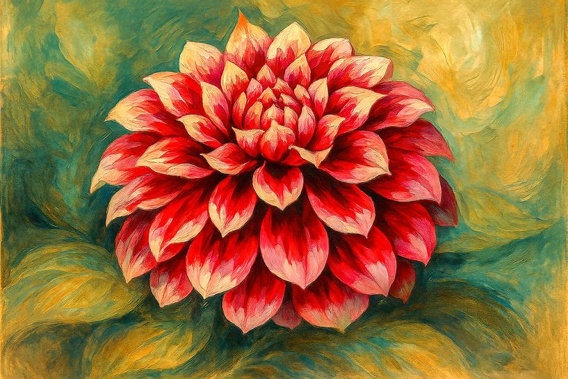 Dahlia en fleurs par INGO