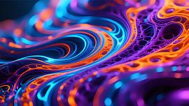 Pulsierendes Farbrelief von Jean Pierre