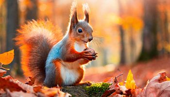 Squirrels in the landscape