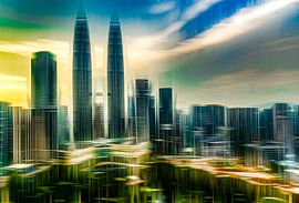 Kuala Lumpur skyline von Dieter Walther