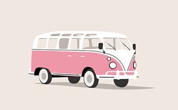 Rosa VW-Bus