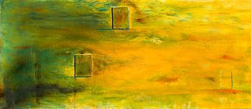 Het orakel van vreugd, Panorama, abstract van Sander Veen