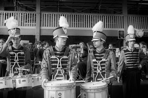 Fanfare maakt zich klaar voor optreden