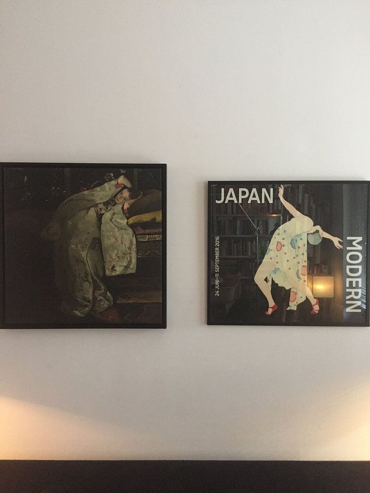 Girl in white kimono, Breitner