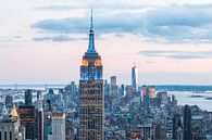 Empire State Building & Manhattan at Dusk by Frenk Volt thumbnail