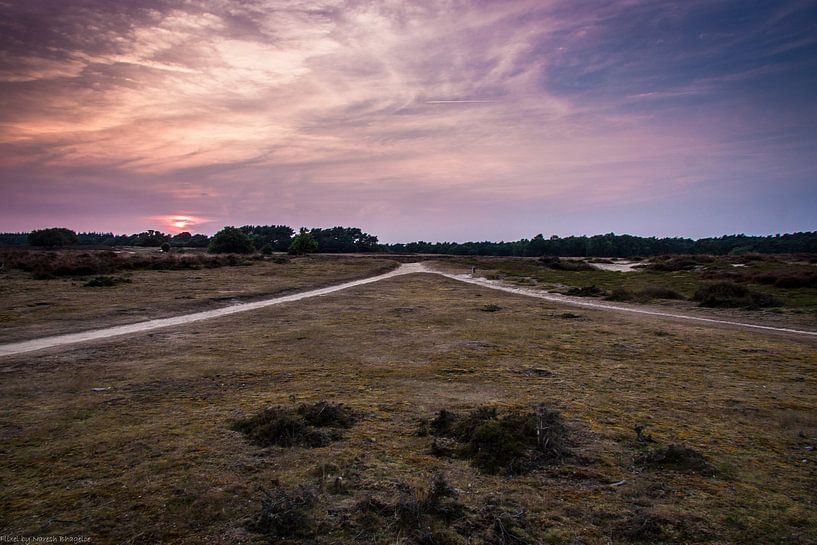 Sonnenuntergang in der Tafelbergheide von Naresh Bhageloe