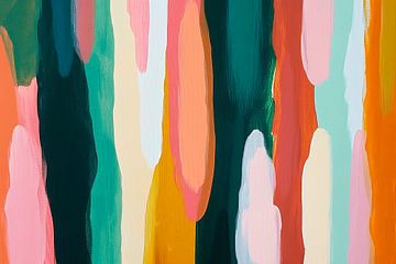 Abstracte kleurstructuren in harmonie