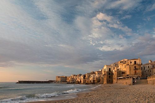Cefalu im Abendlicht, Sizilien