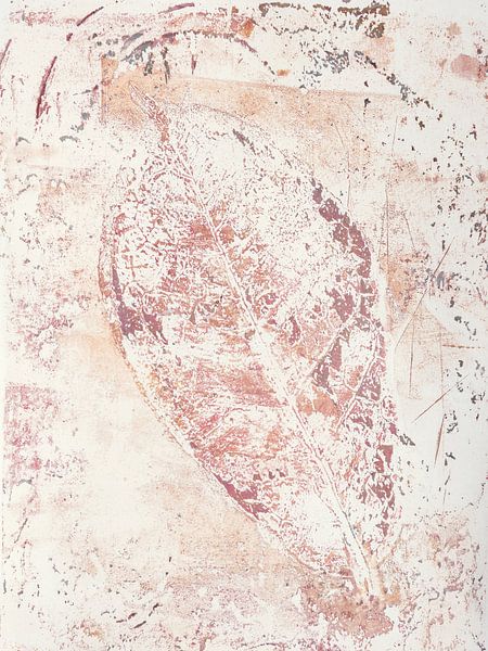 Botanical artwork in soft pastels and textures by Imaginative